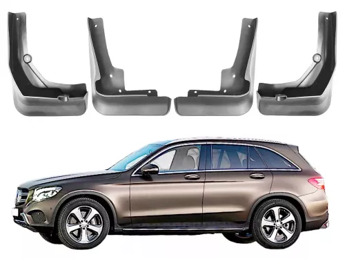 Бризковики Mercedes GLC X253 / C253 (16-22) з порогами - Classic 1