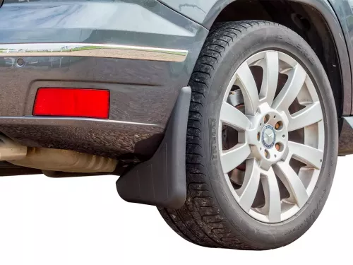 Бризковики Mercedes GLK X204 (08-15) без порогів - Premium 4