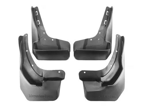 Бризковики Mercedes ML W166 (11-15) з підніжками - Premium (4 шт) 2