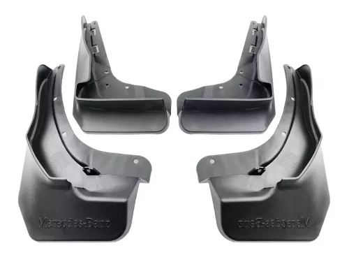 Бризковики Mercedes ML W166 (11-15) з підніжками - Premium (4 шт) 3