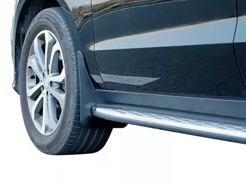 Бризковики Mercedes ML W166 (11-15) з підніжками - Premium (4 шт) 6
