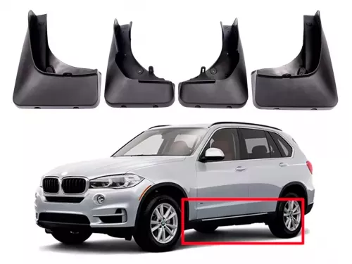 Брызговики BMW X5 F15 (13-18) с порогами - Classic 1
