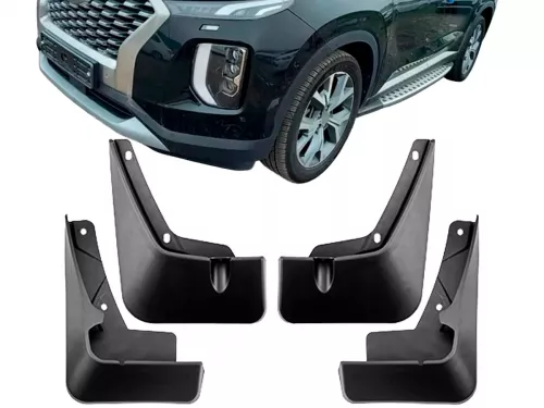 Брызговики Hyundai Palisade (19-) с порогами - Premium 1