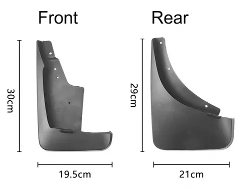 Бризковики Jeep Compass I (MK; 11-16) - Premium 4