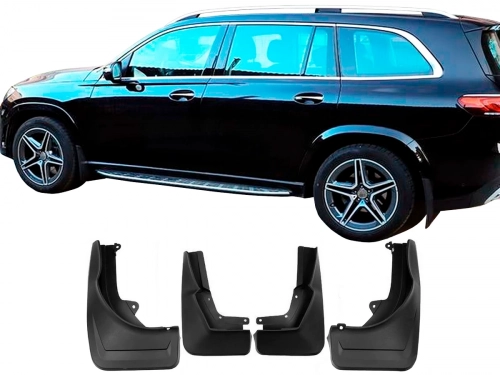 Брызговики Mercedes GLS X167 (20-) - Premium (с порогами) 1