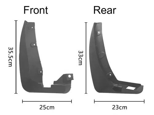 Бризковики Renault Koleos I (HY; 07-16) - Premium 4