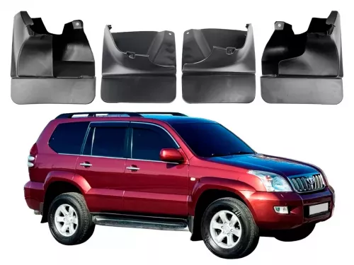 Бризковики Toyota LC J120 Prado IV (02-09) - Premium 1