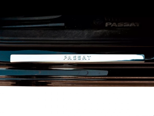 Накладки на пороги VW Passat B7 (11-15) - Omsa (вузькі) 5
