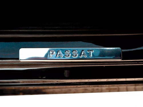 Накладки на пороги VW Passat B7 (11-15) - Omsa (вузькі) 7