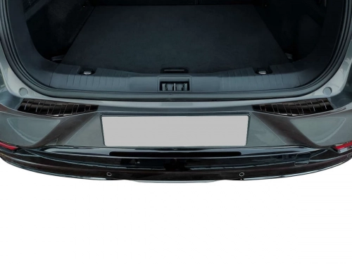 Накладка на задний бампер Ford Mustang Mach-E (20-) - Avisa (чёрная) 5