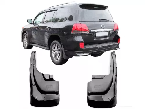 Брызговики Toyota LC J200 LC200 (12-15) с обвесом (задние) 1