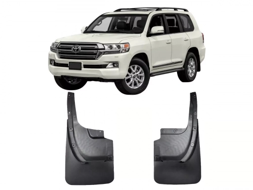 Брызговики задние Toyota LC J200 LC200 (16-21) - Premium (без обвеса) 1