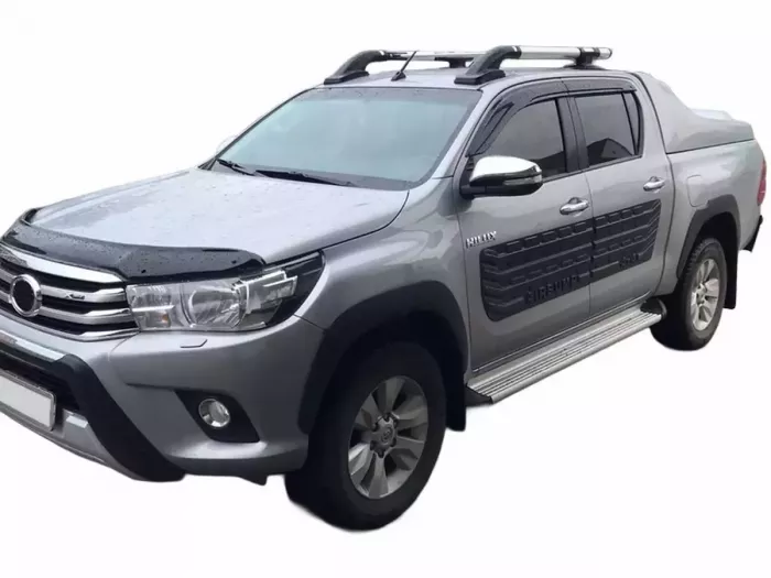 Рейлінги з поперечками Toyota Hilux VIII (15-) - Shark (хром) 6