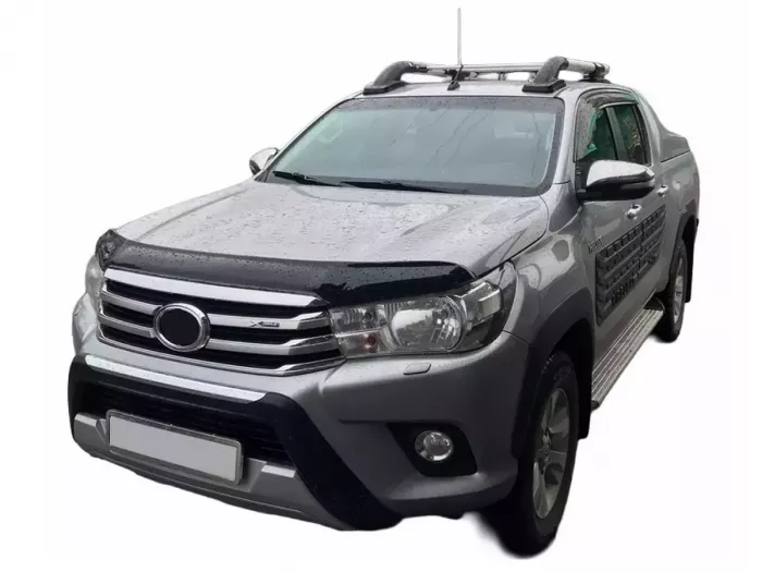 Рейлінги з поперечками Toyota Hilux VIII (15-) - Shark (хром) 7