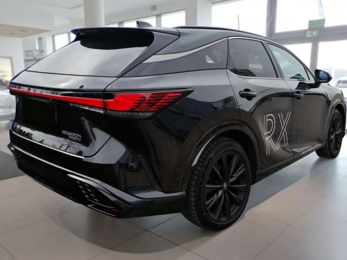 Накладка на задній бампер Lexus RX V (ALA10/ALH10; 22-) - Avisa (срібна) 7