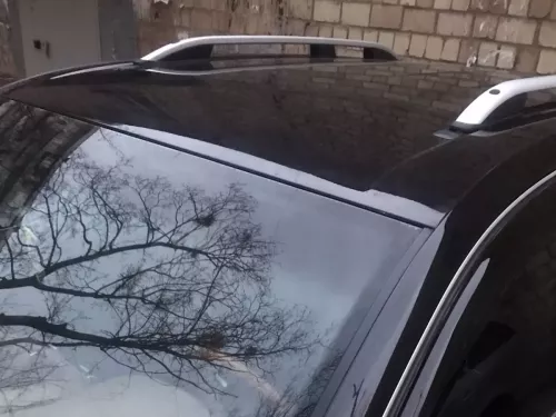 Рейлинги Porsche Cayenne I (9PA; 03-10) - Skyport (серые) 5