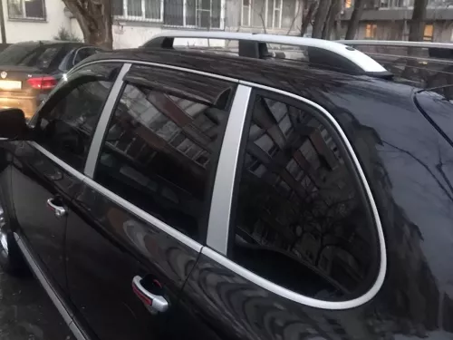 Рейлинги Porsche Cayenne I (9PA; 03-10) - Skyport (серые) 6