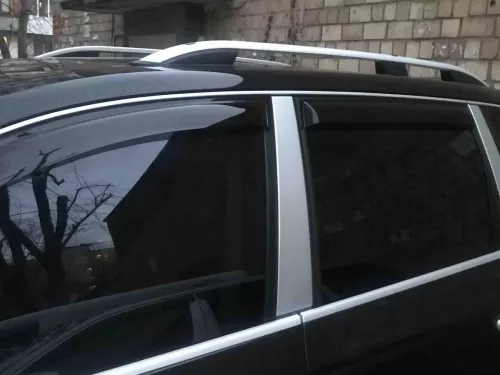 Рейлинги Porsche Cayenne I (9PA; 03-10) - Skyport (серые) 7
