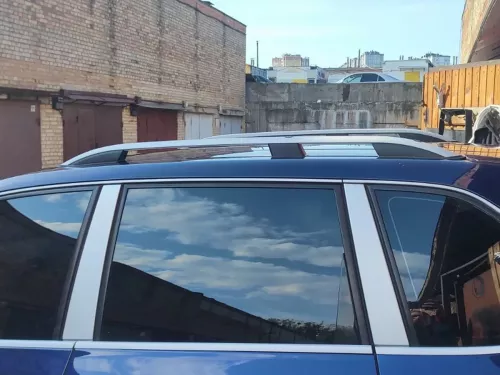 Рейлинги Porsche Cayenne I (9PA; 03-10) - Skyport (серые) 8