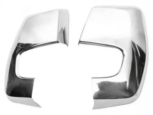 Хром накладки на дзеркала Ford Custom (13-23) - нержавіюча сталь 1