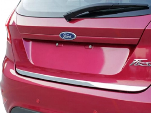 Хром на кромку багажника Ford Fiesta Mk7 (08-17) 5D - Carmos 4