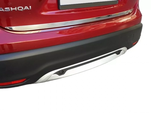 Хром на кромку багажника Nissan Qashqai II (J11; 14-21) - Carmos 3