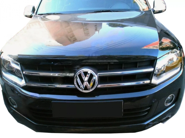 Хром полоски на решётку радиатора VW Amarok I (10-16) - Carmos (узкие) 4