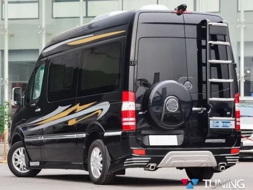 Хром молдинги дверні VW Crafter I (06-16) Middle - Carmos 8