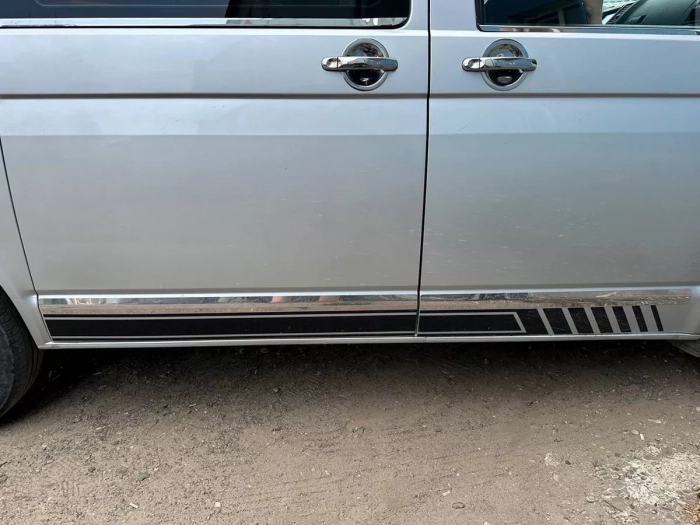 Хром молдинг дверной VW T6 (15-23) короткая база - Carmos 5