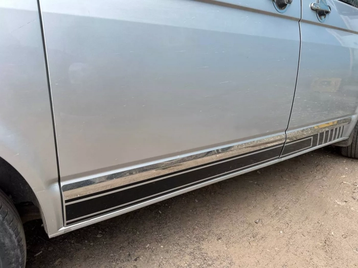 Хром молдинг дверной VW T6 (15-23) короткая база - Carmos 6
