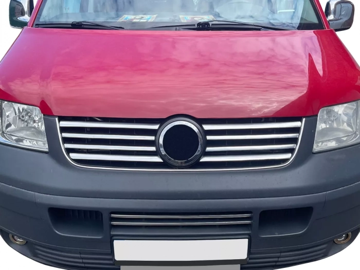 Хром накладки на решітку VW T5 Transporter (03-10) - Carmos 4