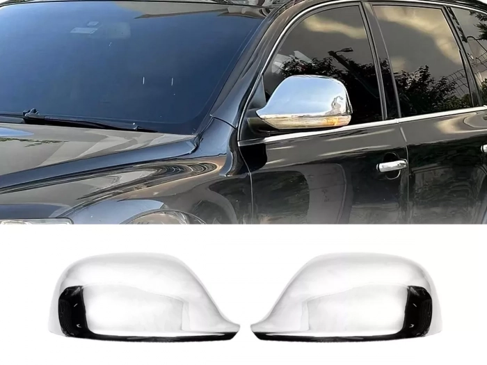 Хром накладки на зеркала VW Touareg I (7L; 07-10) рестайлинг - Carmos 1