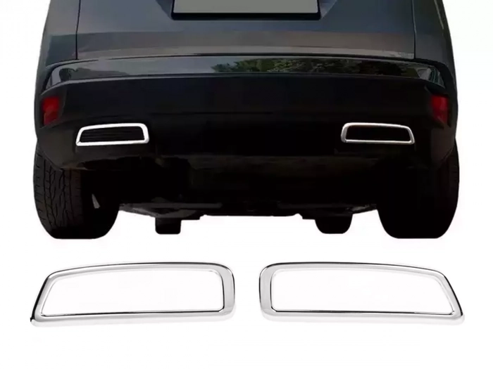 Хром имитаторы насадок Peugeot 3008 II (P84; 17-23) - Carmos 1