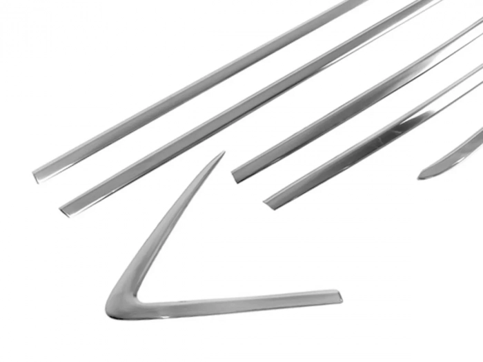 Хром нижні молдинги вікон Opel Mokka A (12-19) - Carmos 3