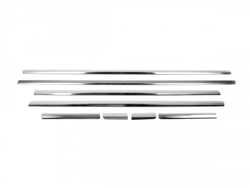 Хром нижние молдинги окон Citroen C4 I (L; 04-10) Hatchback - Carmos 2