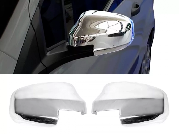 Хром накладки на зеркала Ford Courier I (18-23) рестайлинг - Carmos 1