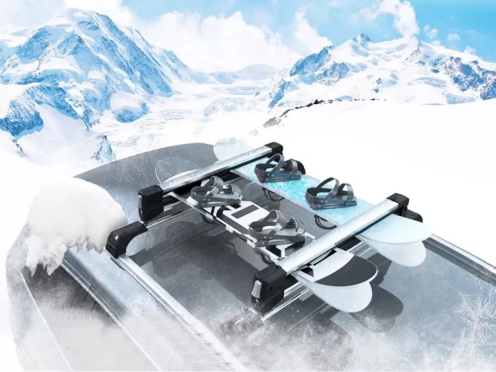 Автомобильное крепление для лыж и сноуборда - Erkul 4