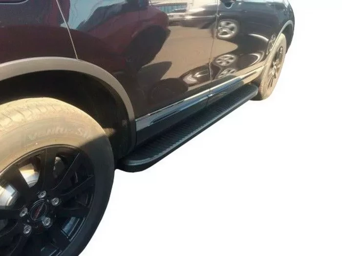 Пороги боковые Citroen Berlingo II (08-18) - Tayga Black 4