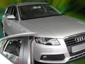 Ветровики Audi A4 B8 (08-15) Avant - Heko (вставные) 4