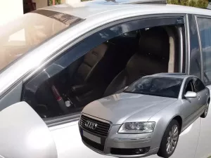 Ветровики Audi A8 D3 (02-10) Sedan - Heko (вставные) 3