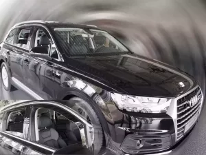 Дефлектори вікон Audi Q7 I (4L; 05-15) - Heko (вставні вітровики) 4