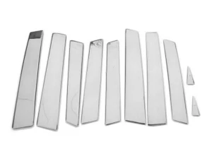 Хром молдинги дверных стоек Audi Q7 I (4L; 05-15) 2