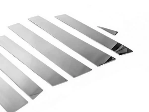 Хром молдинги дверных стоек Audi Q7 I (4L; 05-15) 3