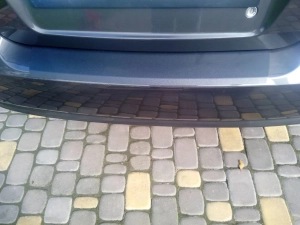 Накладка на бампер CHEVROLET Aveo T250 (06-11) Sedan 4