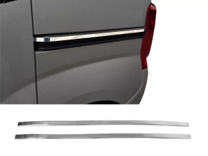 Хром молдинги сдвижных дверей Citroen Nemo (08-17) - Carmos