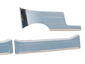 Накладки на внутренние пороги Fiat Fiorino / Qubo (08-) - Omsa (3 шт) 2