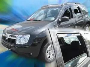 Дефлектори вікон Dacia Duster I (HS; 10-17) - Heko (вставні вітровики) 4