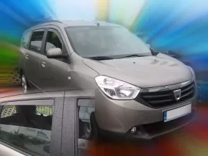 Дефлекторы окон Dacia Lodgy (12-22) - Heko (вставные ветровики) 3