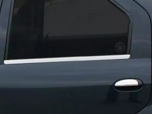 Хром нижние молдинги окон Dacia Logan I (04-11) Sedan 3