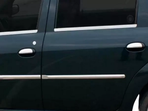 Хром нижні молдинги вікон Dacia Logan I (04-11) Sedan - Carmos 4